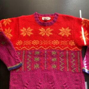 Vintage Talbots Shetland wool blend sweater size small